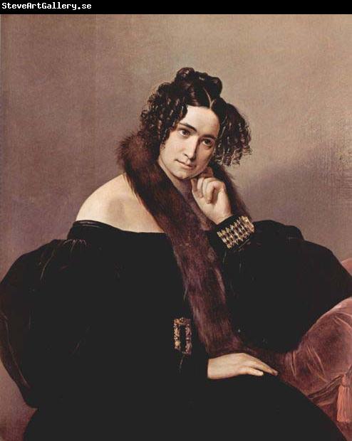 Francesco Hayez Portrait of Felicina Caglio Perego di Cremnago